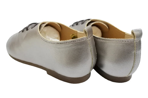 【かぼちゃの馬車CA-15 ブロンズ】ころんと靴紐シューズ